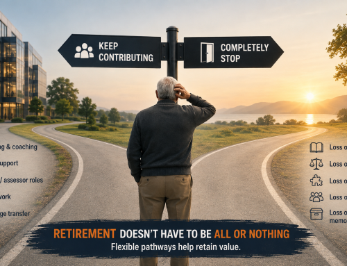 Retirement Should Change the Shape of Contribution — Not End It